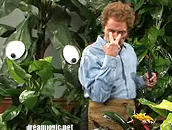 Christopher Walken as the Gardener Who's Afraid of Plants  -- dreamlogic.net